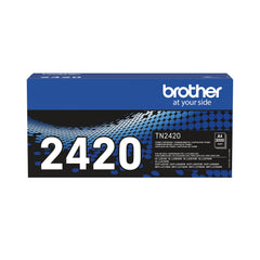 Brother TN-2420 Tonerkartusche (für Brother HL-L2310D, HL-L2350DW, HL-L2370DN, HL-L2375DW, DCP-L2510D, DCP-L2530DW, DCP-L2550DN, MFC-L2710DN, MFC-L2710DW, MFC-L2730DW, MFC-L2750DW) schwarz, XL